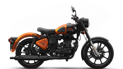 Royal Enfield Classic 350 Orange Ember Righ Side