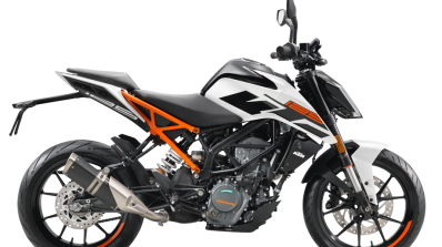 2021 Ktm 125 Duke White Right Side