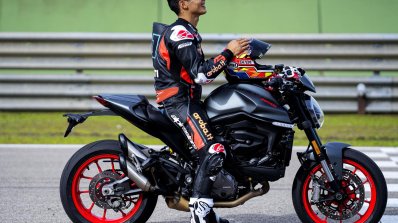 2021 Ducati Monster With Rider
