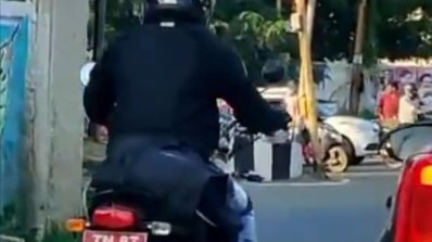 Royal Enfield Interceptor 350 Spy Shot Rear