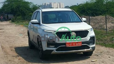 Mg Hector Facelift Spy Images 2