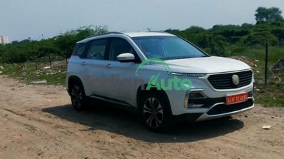 Mg Hector Facelift Spy Images