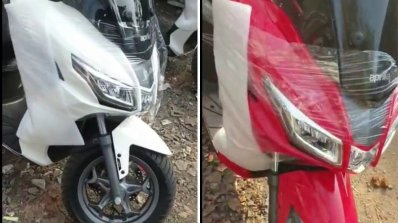 Aprilia Sxr 160 Spied At Dealership Yard