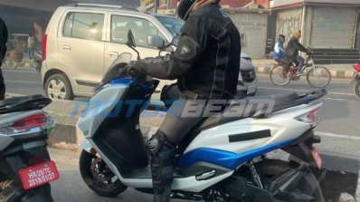 Suzuki Burgman Electric Spy Shot Jan 2021