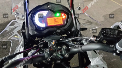 Bs6 Benelli Trk 502 Spied Instrument Cluster
