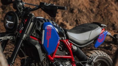 Custom Ducati Scrambler Desert Sled Front 3 Quarte