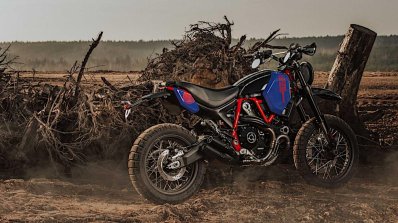 Custom Ducati Scrambler Desert Sled Rear Right