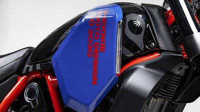 Custom Ducati Scrambler Desert Sled Tank Panel