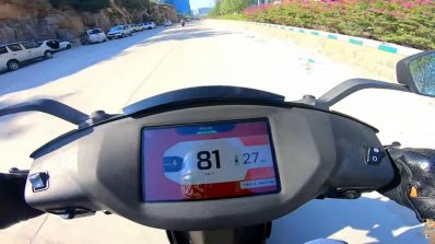 Ather 450x Top Speed Dash