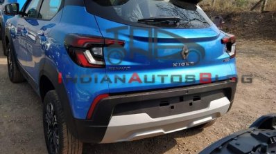 Renault Kiger Spied Rear Quarter