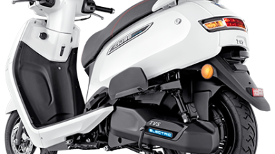 Tvs Iqube Rear Left