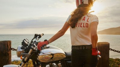 Royal Enfield Interceptor 650 With Female Rider