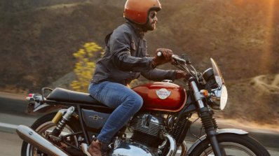 Royal Enfield Interceptor 650 With Male Rider In A