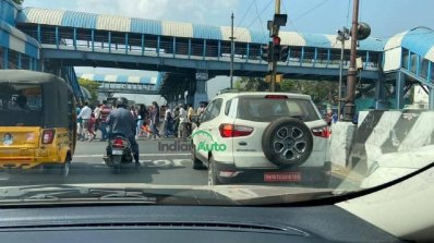 Ford Ecosport New Spy Shots Rear Quarter