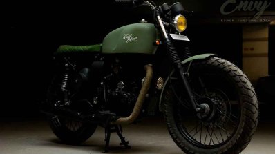 Custom Royal Enfield Classic 350 Envy Front Quarte
