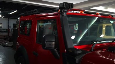 Modified Mahindra Thar Snorkel