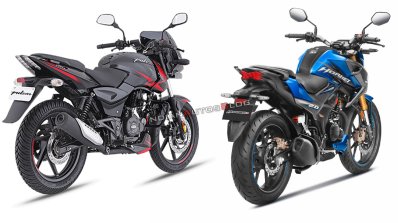 2021 Bajaj Pulsar 180 Vs Honda Hornet 2 0 Rear Rt