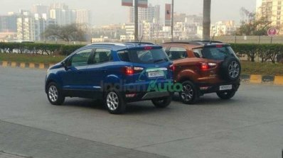 Ford Ecosport Se Spied During Shoot