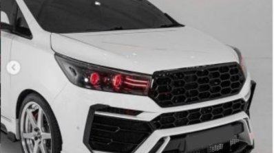 Modified Toyota Innova Crysta Front Top Angle