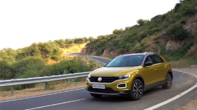 2020 Vw T Roc Review Tracking Front View
