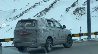 Mahindra Scorpio High Altitude Testing Spied 2