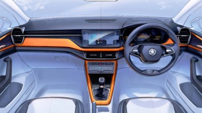 Skoda Kushaq Interior Design Sketch 2