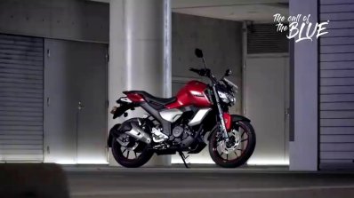 2021 Yamaha Fzs Fi Red Side Profile