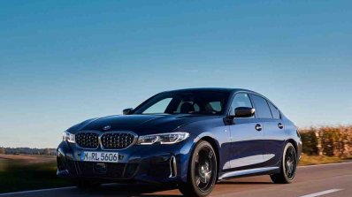 Bmw M340i Xdrive Front Three Quarters Action Blue