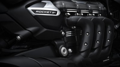Triumph Rocket 3 Black Engine