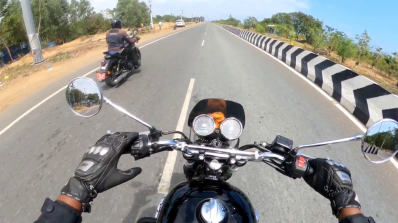 650cc Royal Enfield Cruiser Spy Shot Rear Right