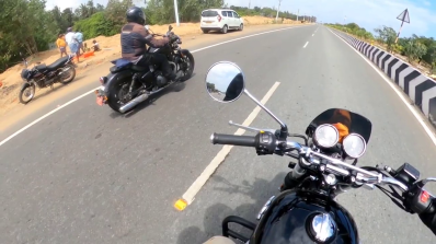 650cc Royal Enfield Cruiser Spy Shot Right