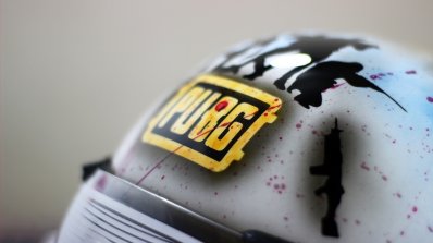 Custom Painted Pubg Theme Vega Helmet Details 2