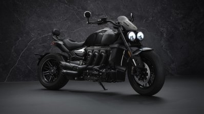 Triumph Rocket 3 Gt Triple Black Front Quarter