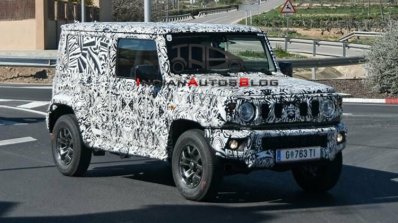 Long Wheelbase Maruti Suzuki Jimny Spied Front Qua