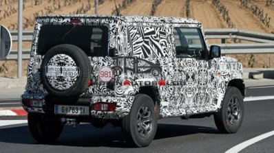 Long Wheelbase Maruti Suzuki Jimny Spied Rear Quar