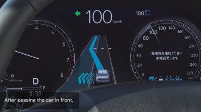 Honda Sensing Elite Lane Change Function
