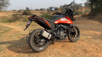 Rear Side View Of Ktm 250 Adventure