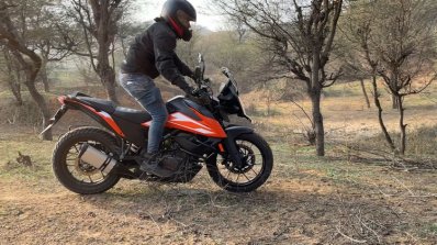 Side Off Roading Shot Of Ktm 250 Adventure