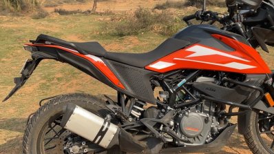 Side View Of Ktm 250 Adventure