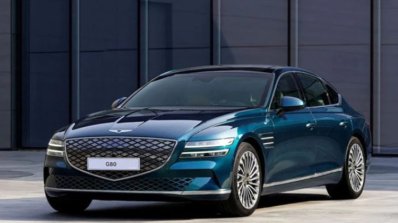 Genesis G80 Ev Front Quarter