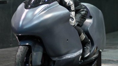 Modified Suzuki Hayabusa With Rider