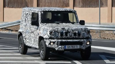 Maruti Jimny Lwb Test Mule Front