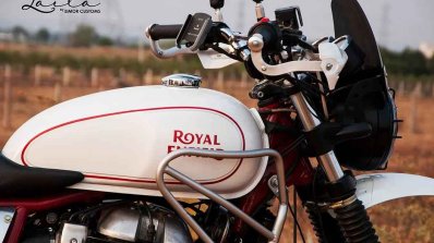 Modified Interceptor 650 Fuel Tank