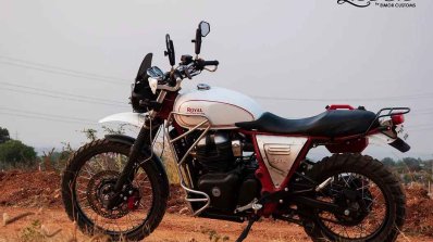 Modified Interceptor 650 Left Side