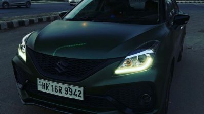 Front Side Look Of Modified Maruti Baleno