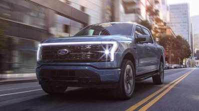 2022 Ford F 150 Lightning Front Quarter 2