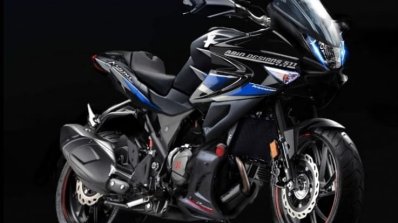 Hero Karizma R Touring Render Blue