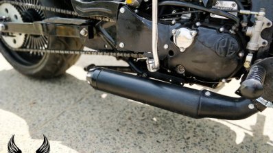 Modified Royal Enfield Thunderbird Exhaust