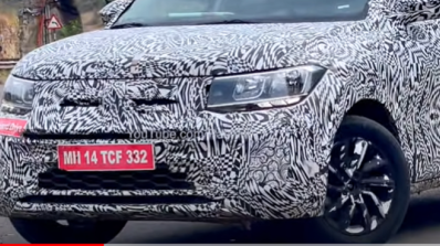 Volkswagen Taigun Lower Trim Spied Headlamps 