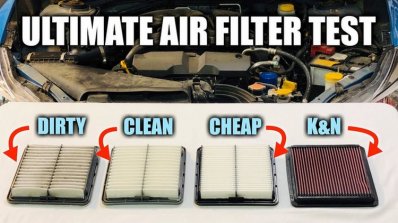 Front Look Of Four Different Air Filters